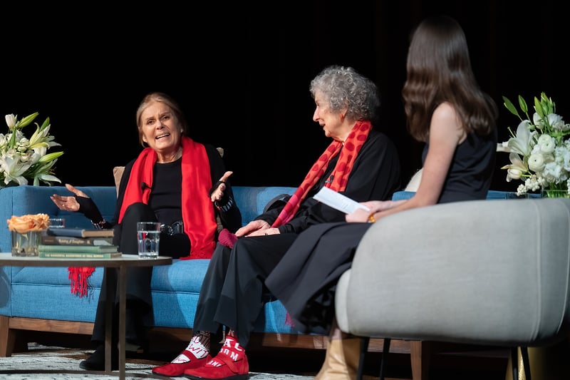 Margaret Atwood And Gloria Steinem In Conversation - Suzanne Cordeiro Photography