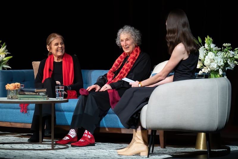 Margaret Atwood And Gloria Steinem In Conversation - Suzanne Cordeiro Photography