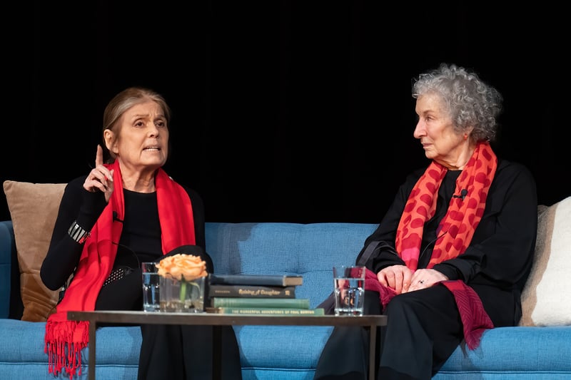 Margaret Atwood And Gloria Steinem In Conversation - Suzanne Cordeiro Photography