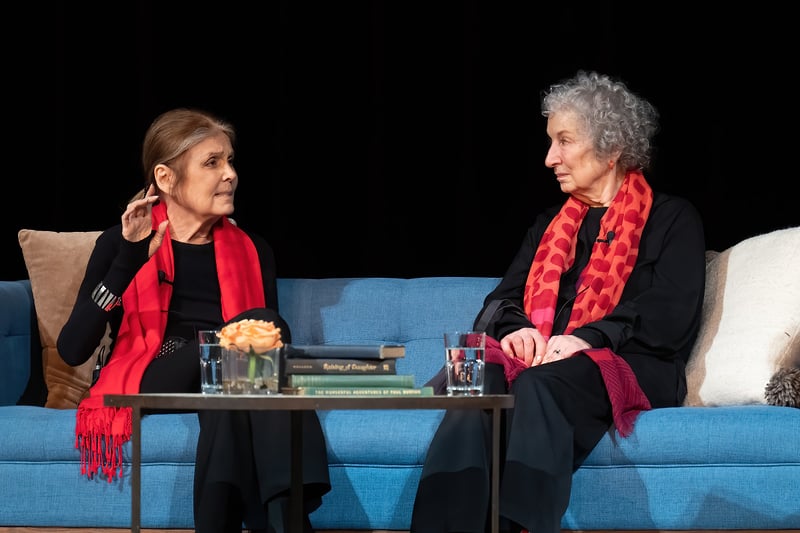Margaret Atwood And Gloria Steinem In Conversation - Suzanne Cordeiro Photography