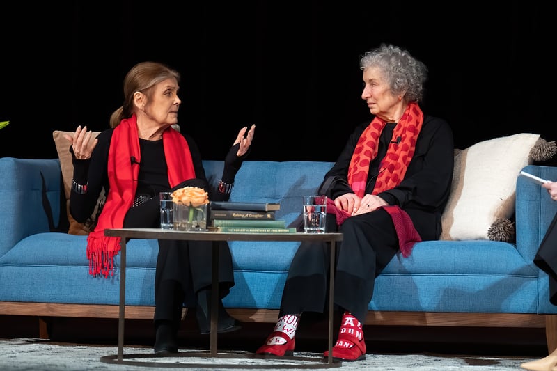 Margaret Atwood And Gloria Steinem In Conversation - Suzanne Cordeiro Photography