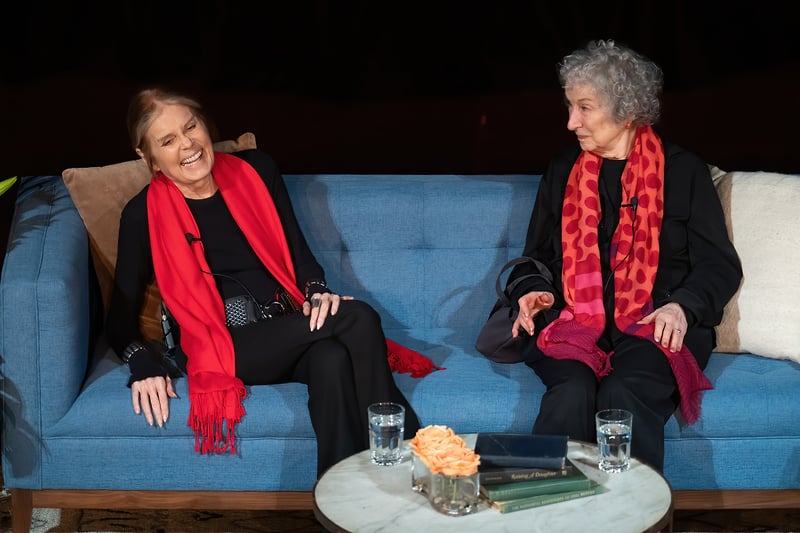 Margaret Atwood And Gloria Steinem In Conversation - Suzanne Cordeiro Photography