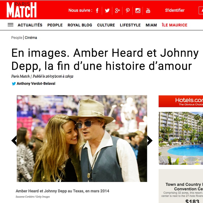 Johnny Depp and Amber Heard - Suzanne Cordeiro Photography